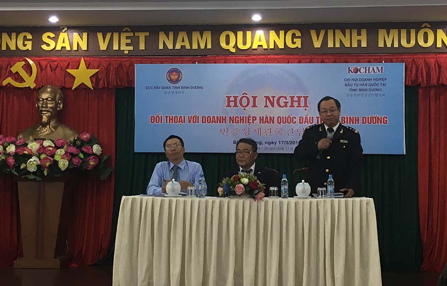 Hải quan Bình Dương đối thoại với hơn 100 doanh nghiệp Hàn Quốc