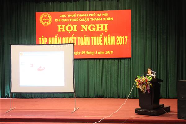 Cục Thuế Hà Nội: Tăng cường tập huấn quyết toán thuế năm 2017