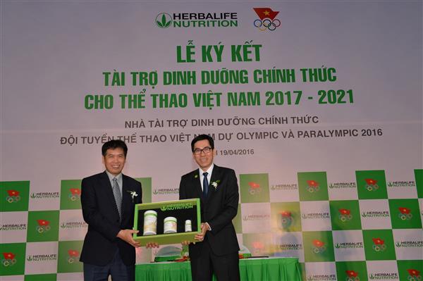 Herbalife tài trợ dinh dưỡng cho đoàn thể thao Việt Nam