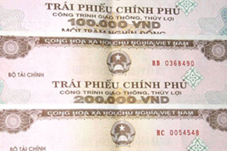 huy dong 215 ty dong trai phieu chinh phu