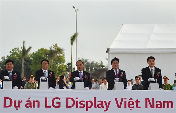 LG khởi công dự án 1,5 tỷ USD ở Hải Phòng