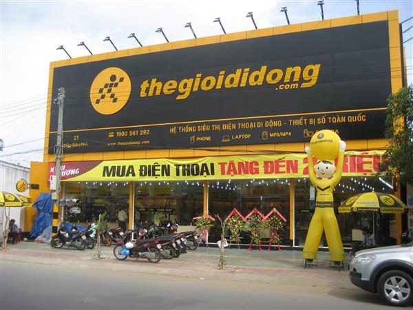 Thế giới di động đã mở trên 1.400 siêu thị