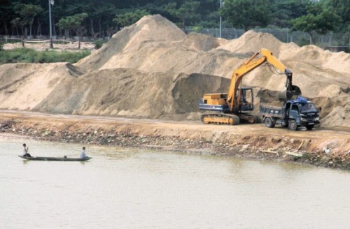 Tăng cường quản lý tài nguyên cát