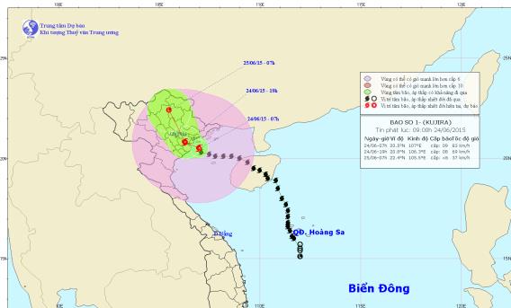 Các đơn vị hải quan chủ động phòng, chống bão số 1