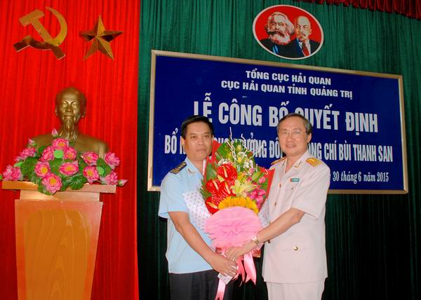 cong bo quyet dinh bo nhiem cuc truong cuc hai quan quang tri