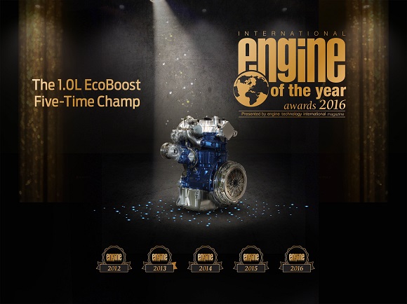 EcoBoost 1.0L của Ford nhận giải thưởng “Động cơ nhỏ tốt nhất” năm thứ 5 liên tiếp