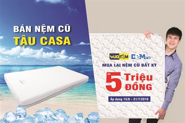 Mua lại nệm cũ với giá 5 triệu đồng