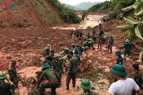 hinh anh lai chau tan hoang trong mua lu lich su