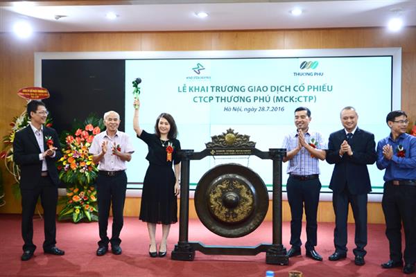 Cổ phiếu Cà phê Thương Phú chào sàn HNX