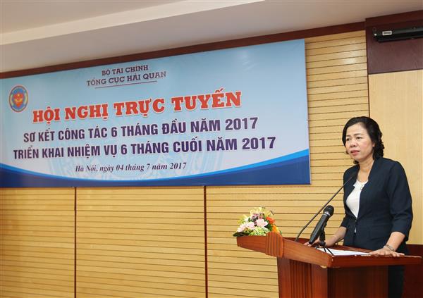 thu truong bo tai chinh vu thi mai nganh hai quan tich cuc quyet liet trien khai cai cach hien dai hoa