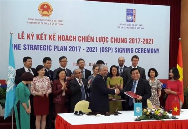 Việt Nam và Liên Hợp quốc ký Kế hoạch Chiến lược chung giai đoạn 2017