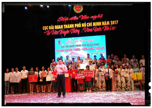 hoi dien van nghe chao mung 42 nam thanh lap cuc hai quan tphcm