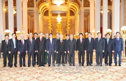 tong bi thu nguye n phu tro ng hoi dam voi quoc vuong campuchia