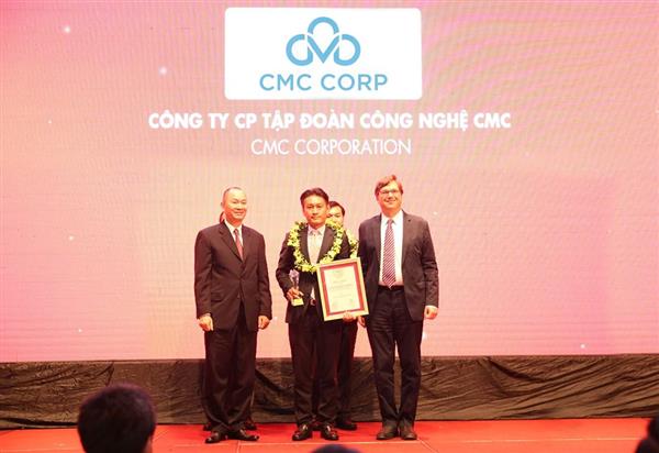 CMC lọt Top 2 Tập đoàn Công nghệ thông tin tư nhân uy tín nhất Việt Nam