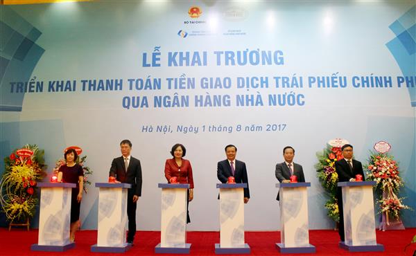 Chính thức thanh toán tiền giao dịch trái phiếu Chính phủ qua Ngân hàng Nhà nước