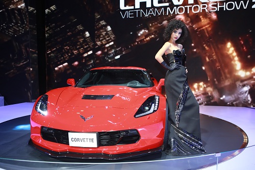 ngam mau xe the thao chevrolet corvette grand sport 2017