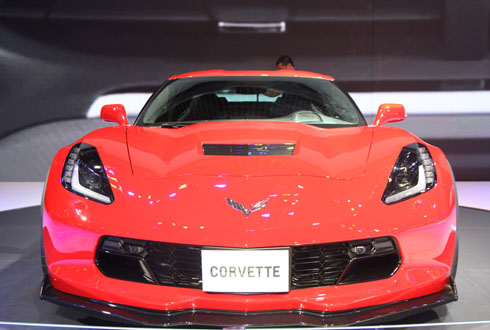 ngam mau xe the thao chevrolet corvette grand sport 2017