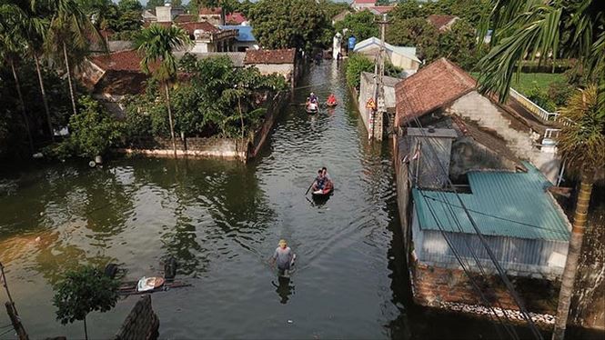 chuong my quoc oai ha noi van dan khon kho vi mua lu keo dai