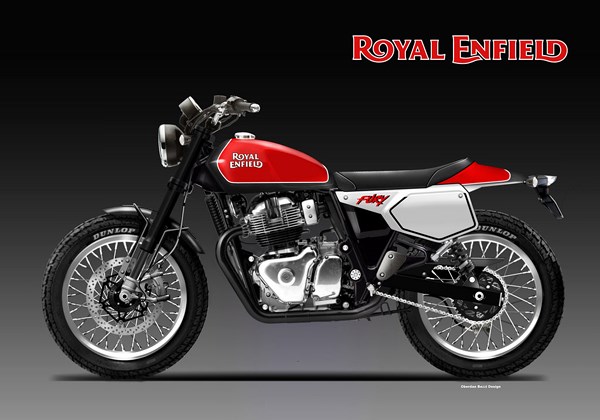 Ngắm phác thảo Royal Enfield Fury 650 “Flat Tracker“