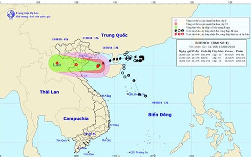 Bão số 4 ở đảo Bạch Long Vĩ, gió giật cấp 12