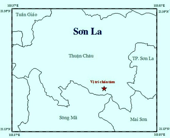 lien tiep xay ra hai tran dong dat tai cac tinh quang nam va son la