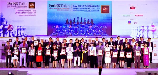 Hàng loạt thương hiệu lớn được Forbes vinh danh