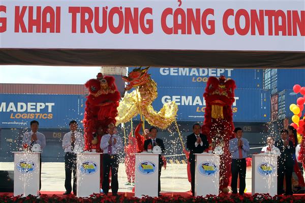 Khai trương cảng container quốc tế SP–ITC hơn 200 triệu USD