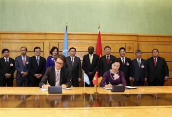 bo tai chinh ky ket cac chuong trinh hop tac voi who unctad va iru