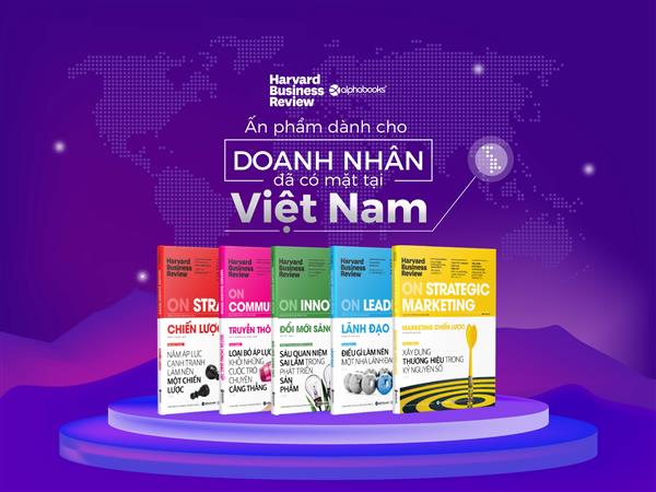 Alpha Books sắp ra mắt ấn phẩm HBR dành cho doanh nhân