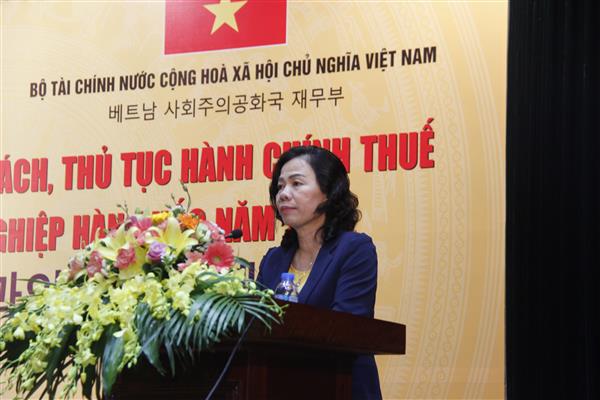 bo tai chinh doi thoai voi doanh nghiep han quoc san sang lang nghe giai dap vuong mac