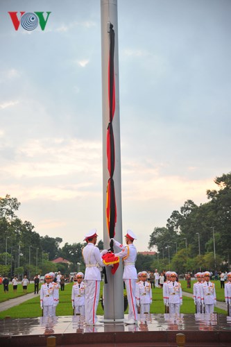 nghi thuc treo co ru quoc tang chu tich nuoc tran dai quang