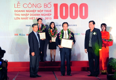 1.000 DN nộp thuế TNDN lớn nhất 2014