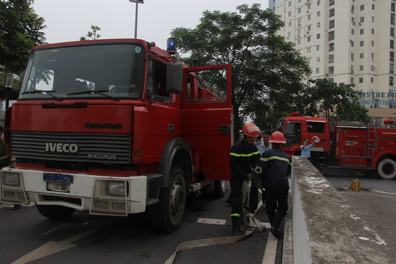 hon 250 nguoi tham gia dien tap pccc tai tong cuc hai quan