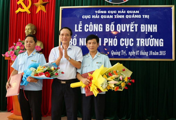 cong bo quyet dinh bo nhiem 2 pho cuc truong cuc hai quan quang tri