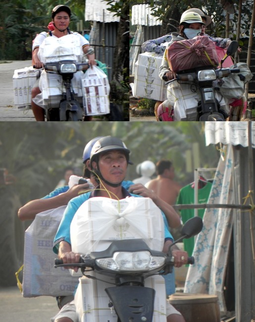 Thuốc lá lậu giấu trong... bao đựng phân bò