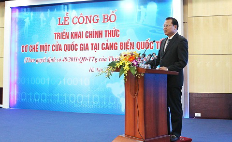 Phó Thủ tướng Vũ Văn Ninh khai trương Cơ chế một cửa quốc gia