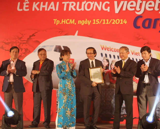 Khai trương hoạt động VietjetAir Cargo