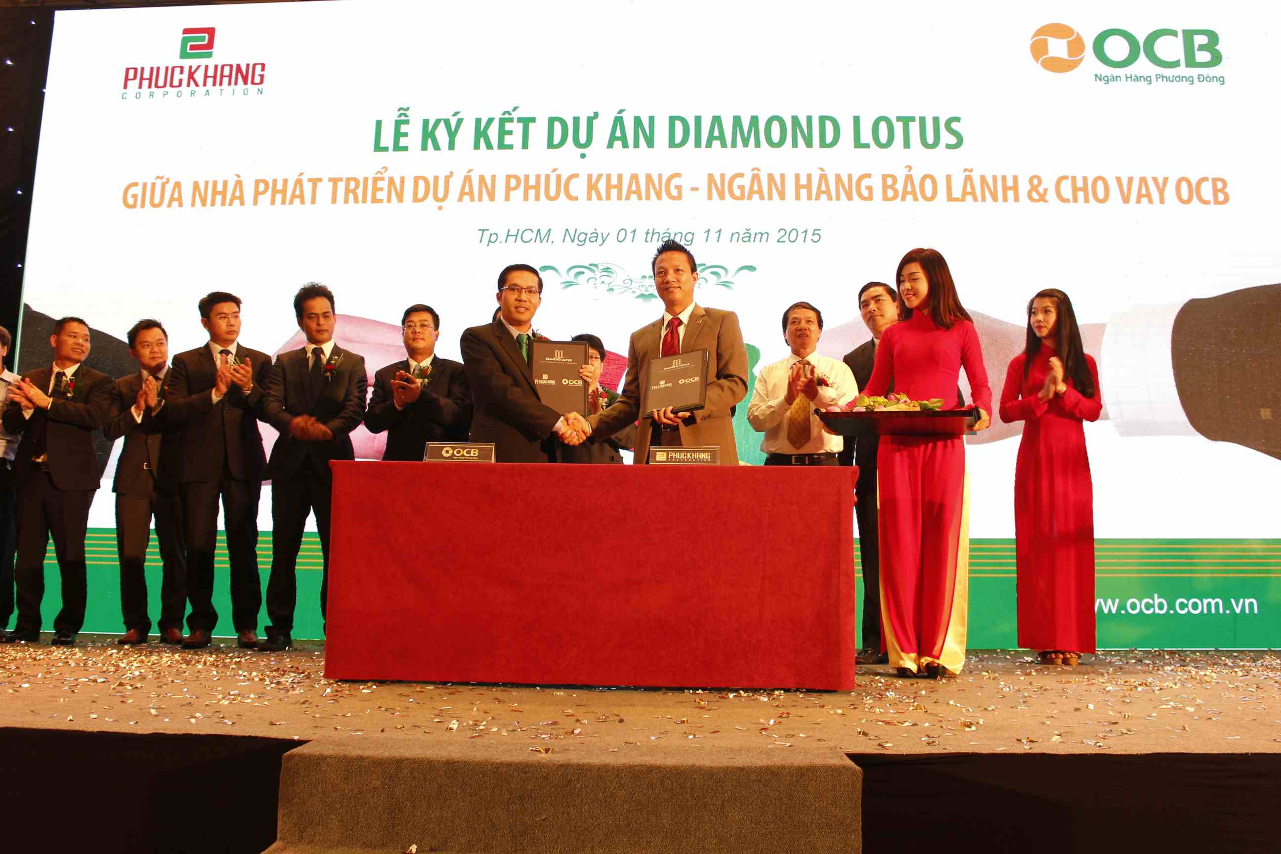 OCB bảo lãnh và cho vay dự án Diamond Lotus