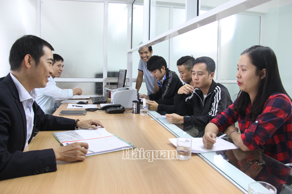 khai truong diem kiem tra chuyen nganh mot cua tai cang hai phong