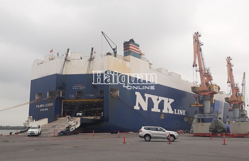 Hải Phòng vượt TP HCM về lượng ô tô nhập khẩu trong tháng 1/2023