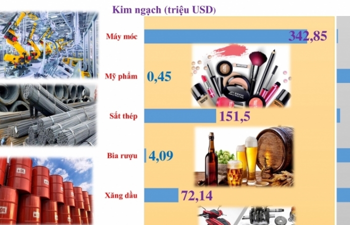 Infographics: 9 nhóm hàng nhập khẩu đóng góp lớn về thu ngân sách tại Hải quan Hải Phòng