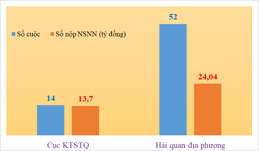 Thu nộp ngân sách gần 38 tỷ đồng từ kiểm tra sau thông quan