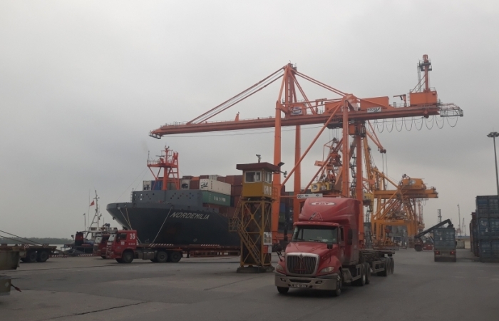 Hơn 260.000 container xuất nhập khẩu qua cảng Tân Vũ, Hải Phòng