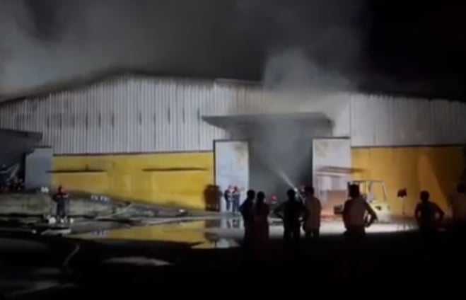 Cháy kho bông 1.000 m2 ở Thái Bình, doanh nghiệp không còn hoạt động xuất nhập khẩu