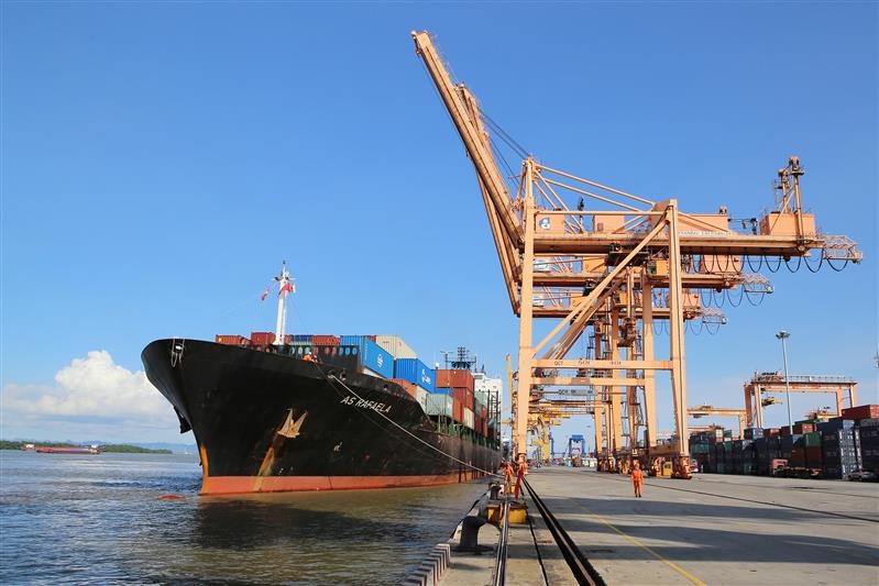 Cảng Tân Vũ đón tàu container AS RAFAELA và tuyến dịch vụ mới