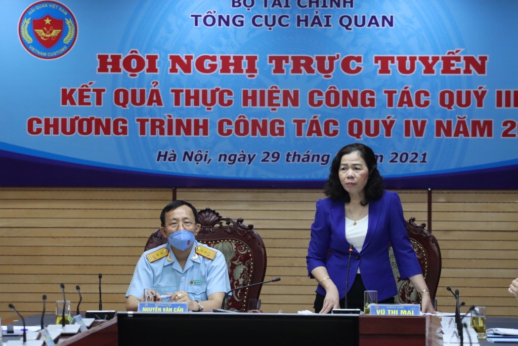 Thứ trưởng Vũ Thị Mai: Đảm bảo tốt công tác quản lý hải quan trong bối cảnh dịch Covid-19