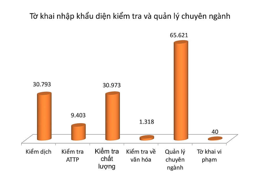 138 nghìn tờ khai nhập khẩu diện kiểm tra và quản lý chuyên ngành tại Hải quan Hải Phòng