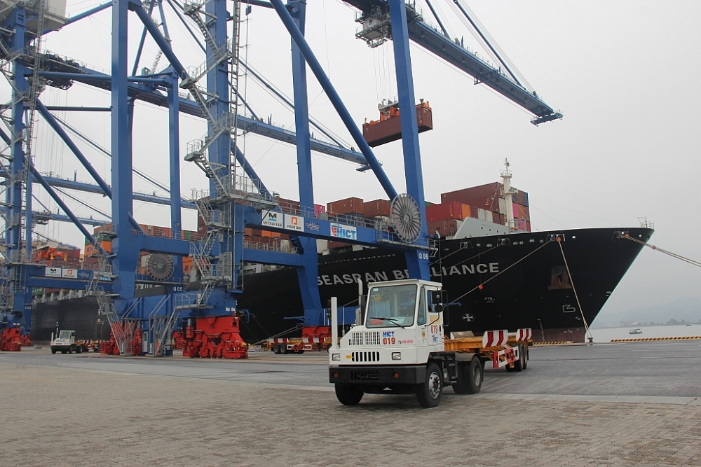 Cảng container quốc tế Hải Phòng đón TEU thứ 500.000