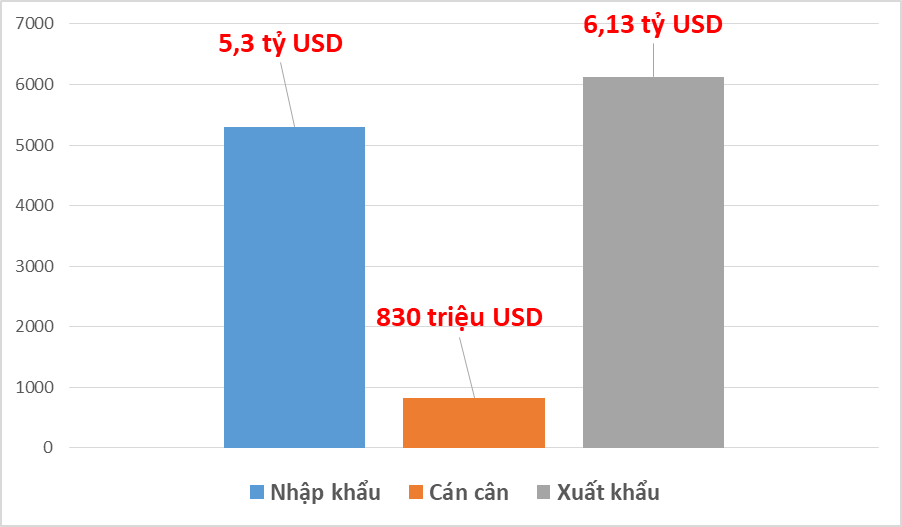 Xuất khẩu sang Ấn Độ trong 9 tháng đạt hơn 6 tỷ USD