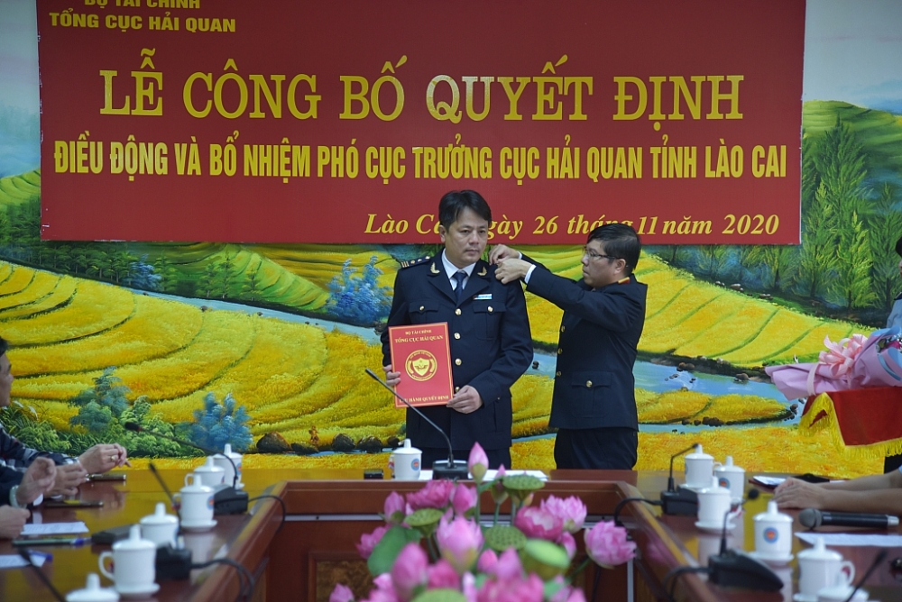 Bổ nhiệm tân Phó Cục trưởng Cục Hải quan Lào Cai